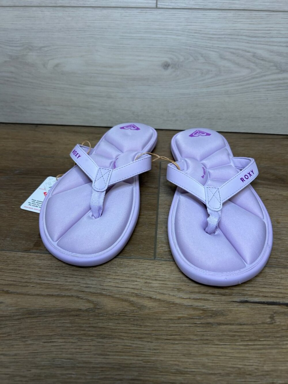 Roxy Women Rays Flat Flip Flop Thong Sandals Purple Violet Size 10 NWT - Picture 2 of 8
